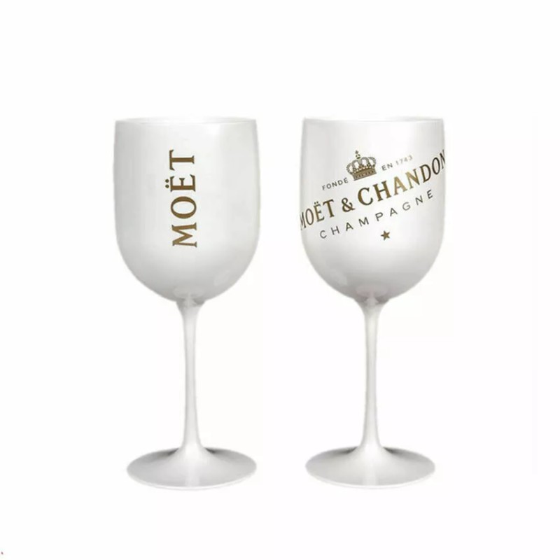 Moet & Chandon White Ice Imperial Acrylic Champagne Glasses x