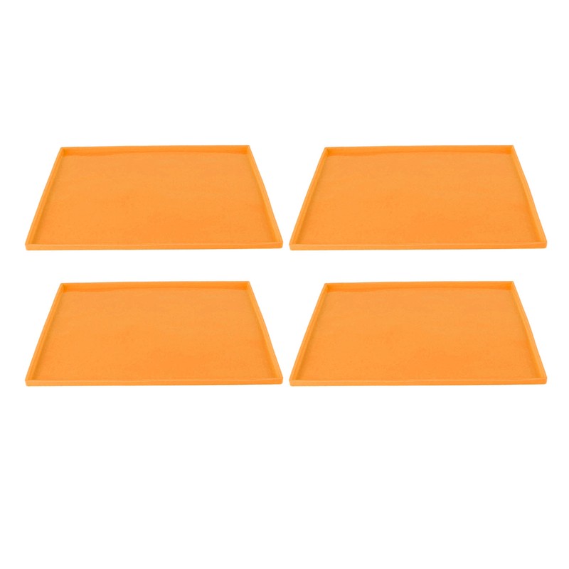 4Pcs Silicone Dehydrator Mats Food Grade High Temperature Resistance Prevent