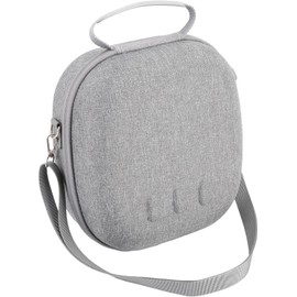 SMICEM Hartschalen-Tragetasche für Meta Quest 3, VR Gaming-Headset und Touch-Controller, Reisetasche mit Schultergurt, tragbare schützende Aufbewahrungstasche für Meta Quest 3 Zubehör, grau