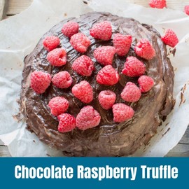 Door County Coffee Chocolate Raspberry Truffle Flavored Whole Bean | 10 oz Bag | Medium Roast | 100% Specialty Arabica | Flavored Gourmet | Chocolate Raspberry Truffle