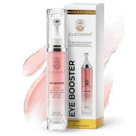 CLEOSKIN Crema Contorno de Ojos Antiarrugas con 3% Retinol y 5% Cafeína Suero para Tratamiento Nocturno Elimina Ojeras Bolsas Hinchazón y Patas de Gal