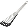 Judge 14cm Slotted Turner, for Non-Stick Pans, Silver, 20 x