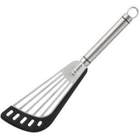 Judge 14cm Slotted Turner, for Non-Stick Pans, Silver, 20 x 30 x 25 cm