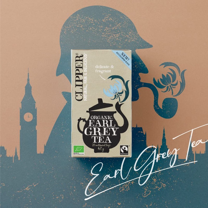 1 x Clipper Organic Fair Trade Tea Earl Grey 20P