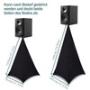 YAGEANNL Tripod Sail Speaker Stand Cover Tripod Tripod Sail for
