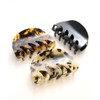 Vingtaine H7690-BE Hair Claw Tortoise Shell Style Domed Hair Clip,