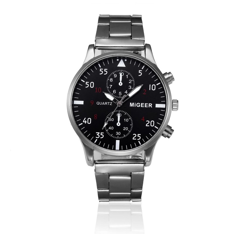 Weicam 4 Pcs Wholesale Watches Men Simple Round Dial Analog