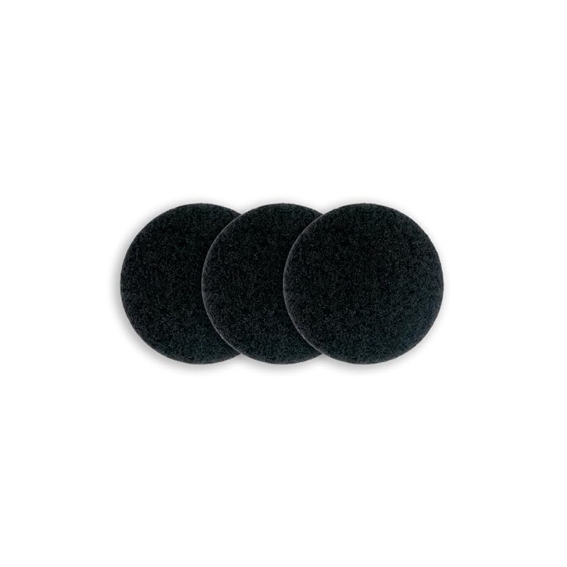 Sew-on (No Adhesive) 2" Diameter Loop-Side Circle - Loop-Side Only,