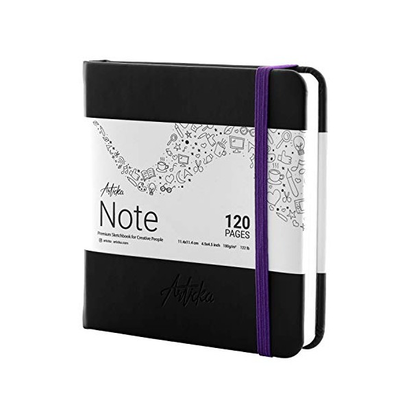 Articka Note Hardcover Sketchbook – Square Hardbound Sketch Journal –