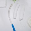 Shuiniba Body Back Bath Brush, Curve Long Handle Mesh Bag