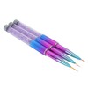 3Pcs Nail Liner Brush Lid Gradient UV Gel Pattern Drawing