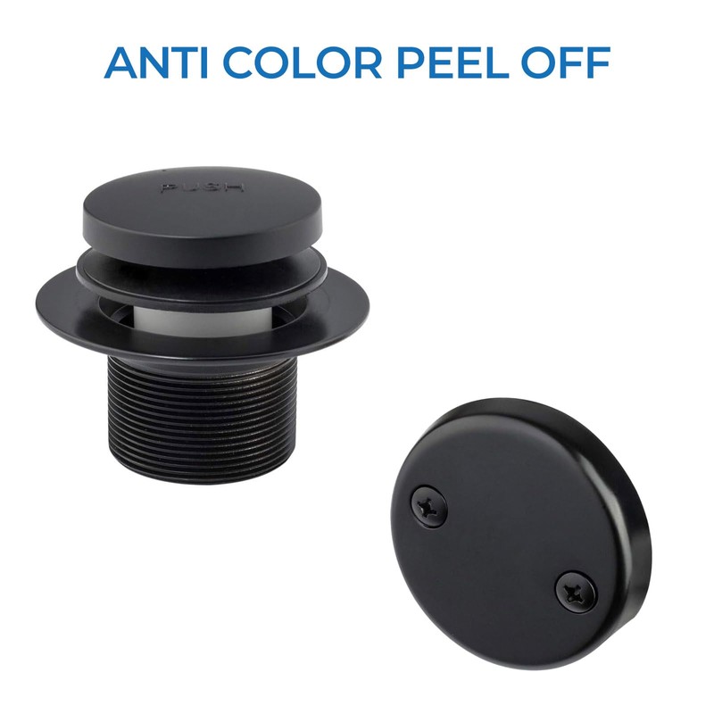 Matte Black Bathtub Drain/Bath Tub Drain Kit with Overflow Drain