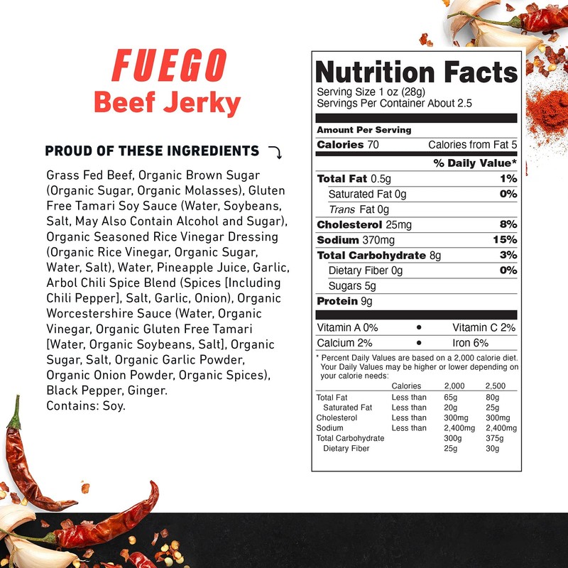Country Archer Grass Fed Beef Jerky - Beef Jerky Snack