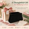 Pyrrhiax American Mah Jongg Tile Bag, Woven Mahjong Storage Pouch