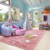 PAGISOFE Shaggy Fluffy Area Rugs Carpets for Baby Nursery Teens