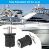 PATIKIL 1" Boat Drain Plug 2pcs T Handle Stainless Steel