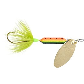 Yakima Wordens S206-FRT Rooster Tail in-Line Spinner, 2", 1/16 oz, Fire Tiger