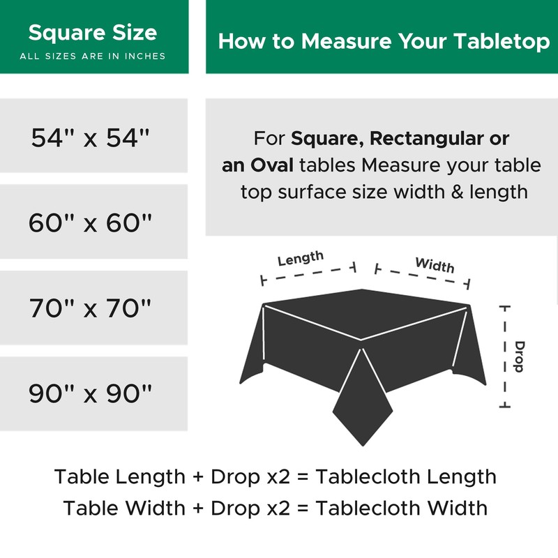 Biscaynebay Outdoor Tablecloth Textured Fabric 60x60 Inch Rectangular, Aqua Blue