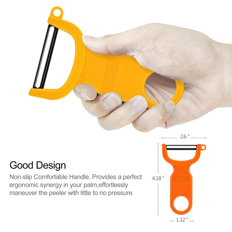 Original Vegetable Peeler, Potato Peelers for kitchen Carbon Steel Blade
