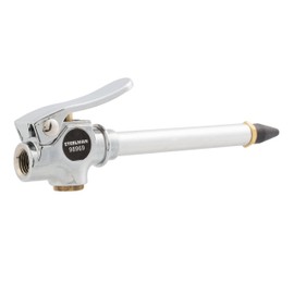 Steelman Pneumatic Blow Gun, Non-Marring Rubber Tip, Thumb Lever, Cleans Away Debris During Repairs, 7-inch Air Blower Tool