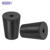 sourcing map Rubber Tapered Plug 14mm to 19mm Solid Test