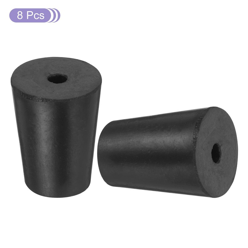 sourcing map Rubber Tapered Plug 14mm to 19mm Solid Test