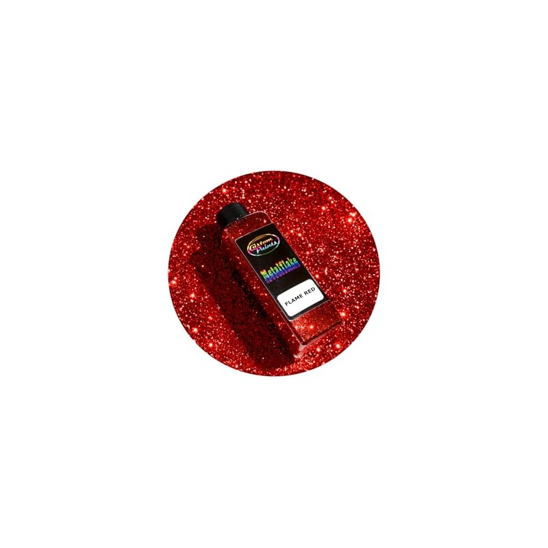 Specialist Paints 2oz of Metal Flake Flame Red - Small