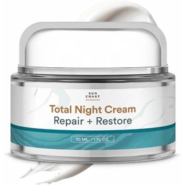 SUN COAST SCIENCES- FÓRMULA AVANZADA: Revitalice el ciclo de reparación natural nocturno de su piel. Tres péptidos avanzados trabajan juntos para suavizar la apariencia de líneas y arrugas y mejorar e