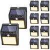 Solar Lights Outdoor, 10 Pack Solar Motion Sensor Outdoor Lights