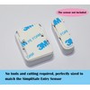 ONTEN Double-Sided Adhesive Replacement Compatible with SimpliSafe Entry Sensor, Pre-Cut,