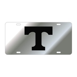 UT Tennessee Volunteers Mirrored License Plate Tag