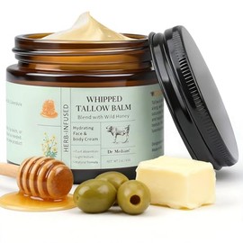 Sarga de ternera para la piel, bálsamo de miel de sargo alimentado con pasto orgánico para la cara, fórmula hidratante natural, bálsamo de sargo con cera de abejas, aceite de oliva, cuerpo y piel de