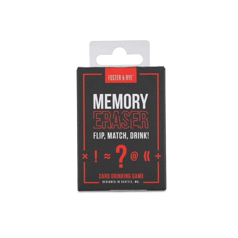Foster & Rye Memory Eraser, Card Matching Drinking Game, 0