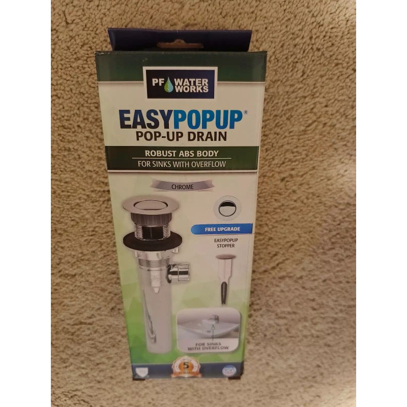 Waterworks PF WaterWorks Sink/Lavatory Pop-Up Drain For Sinks W/ Overflow