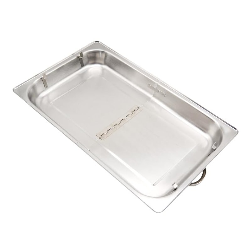 Full Size Stainless Steel Hinged Dome Cover with Handle (21.65