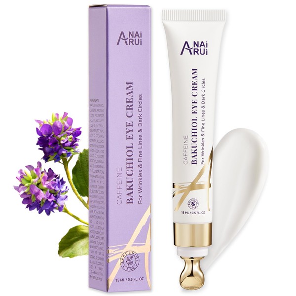 ANAI RUI Caffeine Bakuchiol Firming Eye Cream, Retinol & Peptide
