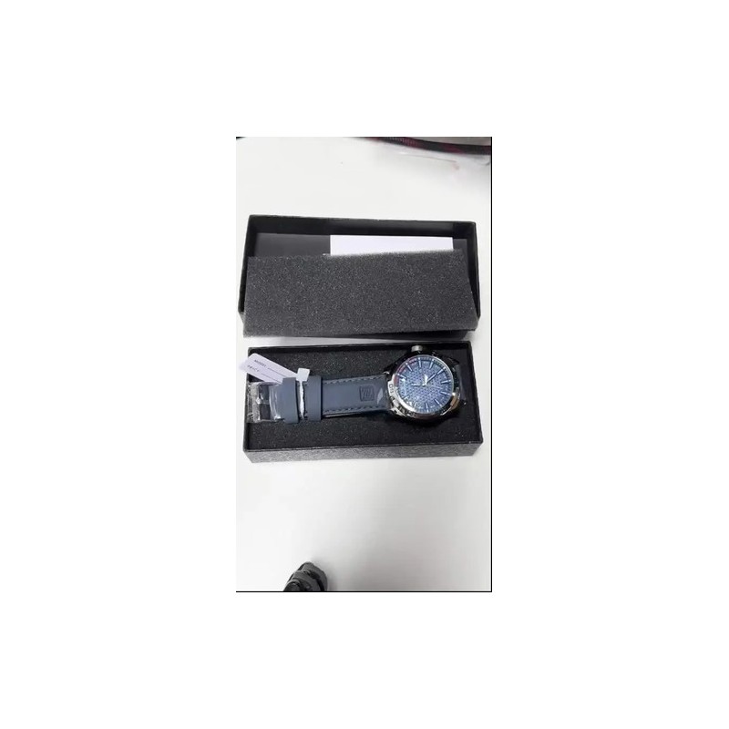 Naviforce Reloj Deportivo Impermeable Quartz Sport Watch, Blue Dial, Silver