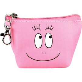 Tees Factory BP-5533623FC Triangular Mini Pouch Barbapapa Face 2.0 x 4.5 x 2.7 inches (5 x 11.5 x 6.8 cm)