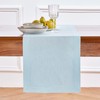 Solino Home Linen Ice Water Table Runner 90 Inches Long