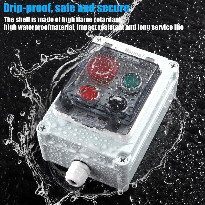 Push Button Switch IP67 Outdoor Waterproof Button Switch Box Emergency