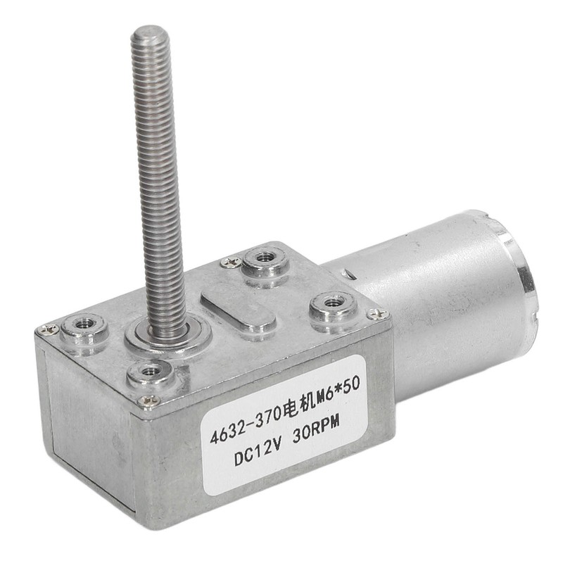 30RPM DC Geared Motor Self Locking Ability Great Adaptation Worm