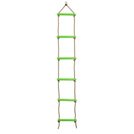 COMINGFIT® Sturdy Indoor/Outdoor Rope Climbing Ladder for Kids(Green)