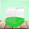 Parliky Bird Bath Cage for Cage Covered Parrot Bath Small