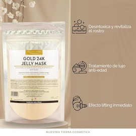 Gold 24K Mascarilla Hidro-Plastica Reafirmante y Anti-Edad con Oro y Argirelina 100grs