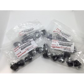 Genuine Toyota 4Runner FJ Cruiser Tacoma Black PVD Wheel Lug Nuts (24 Pack) PT076-60200-02 x 4