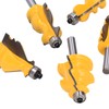 5Pcs/Set Router Bit Tenon Wood Milling Slot Cutter with 8mm