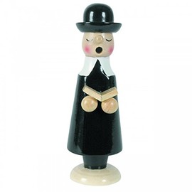 Incense Smoker Currendesänger, H: 15 cm, Hand-Painted in Artisan Style