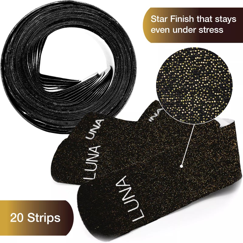 Luna Body Kinesiology Pro Tape Strips (20 Pre-cut Roll, 10"