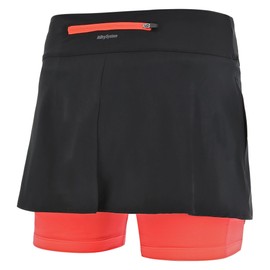Macron Women's Run Kona Scb Zelda Skirt Light Black/Ncoral Skirt