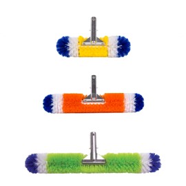 Blue Torrent Pool Brush, 360 Degree Bristles, 3 Pack with 12 Inch, 18 Inch, and 24 Inch Brushes (3 Pack)